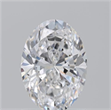 Natural Diamond 1.20 Carats, Oval with  Cut, D Color, SI1 Clarity and Certified by GIA