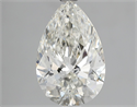 Natural Diamond 2.20 Carats, Pear with  Cut, J Color, SI1 Clarity and Certified by GIA