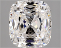 Natural Diamond 3.01 Carats, Cushion with  Cut, F Color, VVS2 Clarity and Certified by GIA