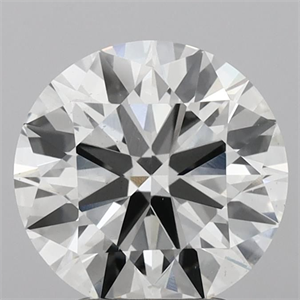 Picture of Lab Grown Diamond 3.00 Carats, Round with Ideal Cut, G Color, VS2 Clarity and Certified by IGI