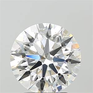 Picture of Lab Grown Diamond 3.02 Carats, Round with Excellent Cut, F Color, VVS2 Clarity and Certified by IGI