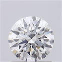 Lab Grown Diamond 0.73 Carats, Round with Ideal Cut, D Color, VVS2 Clarity and Certified by IGI