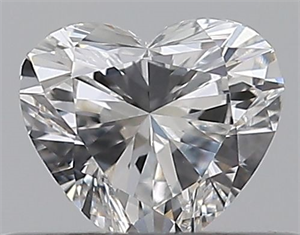 Picture of Natural Diamond 0.30 Carats, Heart with  Cut, E Color, VS2 Clarity and Certified by GIA