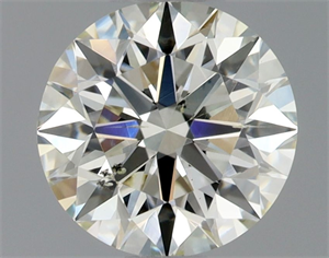 Picture of Natural Diamond 0.80 Carats, Round with Excellent Cut, K Color, SI2 Clarity and Certified by GIA