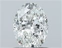 Diamante Natural 0.70 quilates, Ovalado , Color G, claridad SI1 y certificado GIA