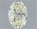 Natural Diamond 1.30 Carats, Oval with  Cut, M Color, VS2 Clarity and Certified by GIA