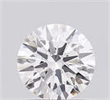 Del inventario de diamantes de laboratorio, 0.72 quilates, Redondo , Color D, claridad VVS2 y certificado IGI