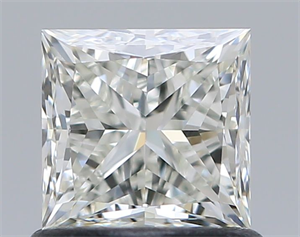 Picture of Natural Diamond 0.90 Carats, Princess with  Cut, J Color, VVS2 Clarity and Certified by GIA