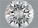 Natural Diamond 0.53 Carats, Round with Excellent Cut, F Color, SI1 Clarity and Certified by GIA