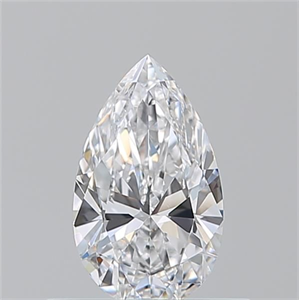 Foto Diamante Natural 0.50 quilates, De pera , Color D, claridad VVS2 y certificado GIA de