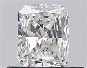 Picture of Natural Diamond 0.50 Carats, Radiant with  Cut, F Color, VS1 Clarity and Certified by GIA