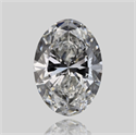 Natural Diamond 0.48 Carats, Oval with  Cut, G Color, SI1 Clarity and Certified by GIA