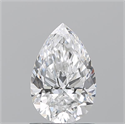 Natural Diamond 1.20 Carats, Pear with  Cut, D Color, VVS2 Clarity and Certified by GIA