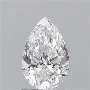 Picture of Natural Diamond 1.20 Carats, Pear with  Cut, D Color, VVS2 Clarity and Certified by GIA