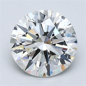 Foto Diamante Natural 1.80 quilates, Redondo , Color H, claridad SI2 y certificado GIA de