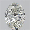 Natural Diamond 1.20 Carats, Oval with  Cut, I Color, SI2 Clarity and Certified by GIA