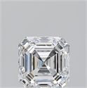 Diamante Natural 1.03 quilates, Asscher , Color F, claridad VS1 y certificado GIA