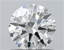 Natural Diamond 0.70 Carats, Round with Excellent Cut, G Color, SI1 Clarity and Certified by GIA