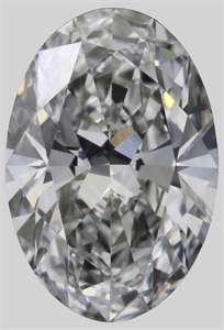Picture of Natural Diamond 0.51 Carats, Oval with  Cut, F Color, VVS2 Clarity and Certified by GIA