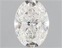 Diamante Natural 0.80 quilates, Ovalado , Color F, claridad SI2 y certificado GIA