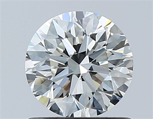 Picture of Natural Diamond 0.80 Carats, Round with Excellent Cut, F Color, VS1 Clarity and Certified by GIA