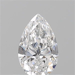 Picture of Natural Diamond 0.50 Carats, Pear with  Cut, E Color, SI1 Clarity and Certified by GIA