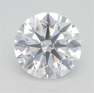 Picture of Lab Grown Diamond 3.02 Carats, Round with Excellent Cut, E Color, VVS2 Clarity and Certified by GIA