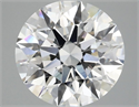 Lab Grown Diamond 3.01 Carats, Round with Excellent Cut, F Color, VVS2 Clarity and Certified by IGI