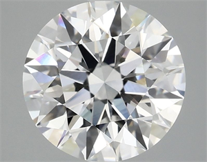 Picture of Lab Grown Diamond 3.01 Carats, Round with Excellent Cut, F Color, VVS2 Clarity and Certified by IGI