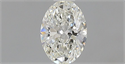 Natural Diamond 0.41 Carats, Oval with  Cut, G Color, VVS1 Clarity and Certified by IGI