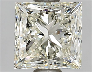 Foto Diamante Natural 0.91 quilates, Princesa , Color K, claridad VS2 y certificado GIA de