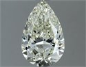 Natural Diamond 1.00 Carats, Pear with  Cut, K Color, VS1 Clarity and Certified by IGI