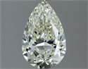 Natural Diamond 1.00 Carats, Pear with  Cut, K Color, VS1 Clarity and Certified by IGI