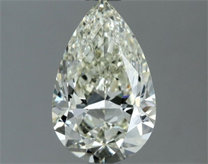 Picture of Natural Diamond 1.00 Carats, Pear with  Cut, K Color, VS1 Clarity and Certified by IGI