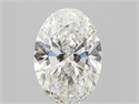Natural Diamond 0.70 Carats, Oval with  Cut, F Color, VVS1 Clarity and Certified by GIA