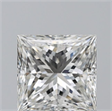 Natural Diamond 2.53 Carats, Princess with  Cut, G Color, VS1 Clarity and Certified by GIA