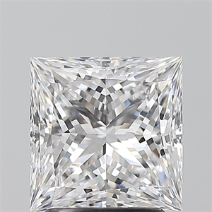 Picture of Natural Diamond 2.28 Carats, Princess with  Cut, D Color, FL Clarity and Certified by GIA