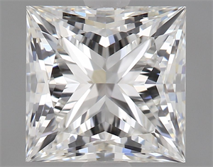 Foto Diamante Natural 1.80 quilates, Princesa , Color F, claridad VS1 y certificado GIA de