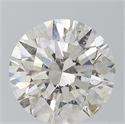 Natural Diamond 5.05 Carats, Round with Excellent Cut, I Color, SI2 Clarity and Certified by IGI