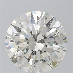 Picture of Natural Diamond 5.05 Carats, Round with Excellent Cut, I Color, SI2 Clarity and Certified by IGI