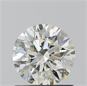 Diamante Natural 0.91 quilates, Redondo , Color K, claridad VS2 y certificado GIA