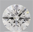 Natural Diamond 0.91 Carats, Round with Excellent Cut, H Color, VVS2 Clarity and Certified by GIA