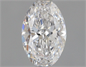 Diamante Natural 0.43 quilates, Ovalado , Color D, claridad VVS2 y certificado GIA