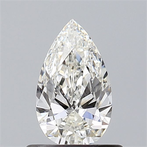 Picture of Natural Diamond 0.50 Carats, Pear with  Cut, H Color, VS1 Clarity and Certified by GIA