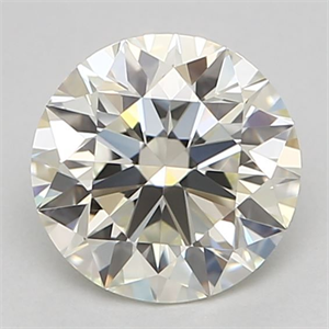 Foto Diamante Natural 0.60 quilates, Redondo , Color L, claridad VVS2 y certificado GIA de