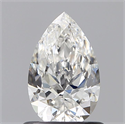 Natural Diamond 0.75 Carats, Pear with  Cut, F Color, VS2 Clarity and Certified by GIA