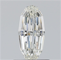 Natural Diamond 0.70 Carats, Oval with  Cut, H Color, VVS1 Clarity and Certified by GIA