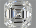 Diamante Natural 1.71 quilates, Asscher , Color I, claridad VS1 y certificado GIA