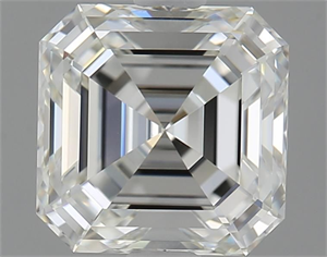 Foto Diamante Natural 1.71 quilates, Asscher , Color I, claridad VS1 y certificado GIA de