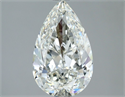 Natural Diamond 1.51 Carats, Pear with  Cut, H Color, IF Clarity and Certified by IGI